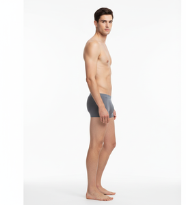 Everyday Basewear <b>Grey</b> Men Cotton Briefs Breathable Stretch <b>Fabric</b> Balanced for Smooth Daily Support - Product Image 5