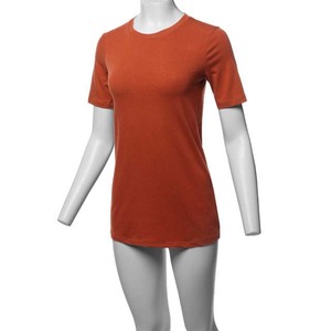 Camisetas de Manga Corta de Algodón Transpirable Ecológicas Personalizables de Alta Calidad para Mujer, Diseño de Estampado Único con Cuello Redondo - Product Image 5