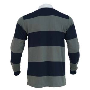 Maillot de rugby rayé respirant sur mesure, grande taille, unisexe, exporté du Pakistan - Product Image 2