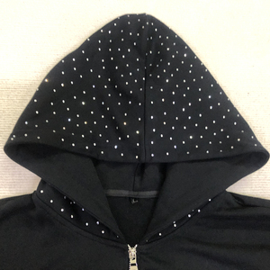 Sweat-shirt décontracté en molleton français 100% coton, lourd, doublé imperméable, surdimensionné, épaules tombantes, délavé à l'acide, streetwear, fabriqué au Pakistan - Product Image 2