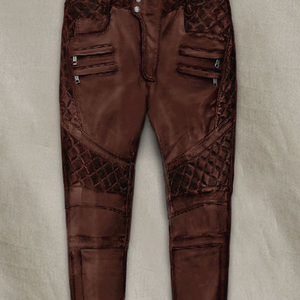 Pantalon en cuir de mouton souple dernier modèle à la mode pour hommes Pantalon en cuir élégant Nouveau design Pantalon en cuir à la mode avec poche latérale - Product Image 6