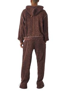 Custom DTG Print 500gsm Heavy Weight Cotton French Terry <b>Hoodie</b> Sweatshirt Set In Vintage Acid Wash - Product Image 3