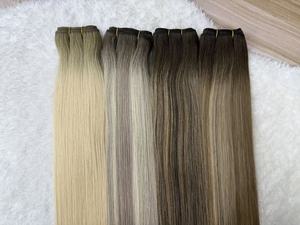 Extensiones de Cabello <span class=keywords><strong>Humano</strong></span> Virgen de Alta Calidad 100% Naturales, Ondulado y Liso, Venta al por Mayor, Sin Caída, Sin Enredos - Product Image 2