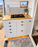 Armoire de camping tout en aluminium pour camping-car, aluminium alvéolé, rangement modulaire léger, mobilier d'extérieur