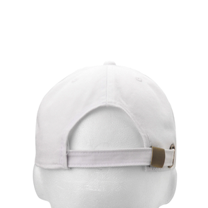 Gorra de béisbol clásica Algodón suave Tamaño ajustable Blanco 100% Algodón Lavable Tamaño ajustable - Product Image 2