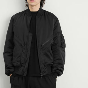 Service de broderie personnalisée Veste bomber MA1 en nylon imperméable décontractée pour l'automne Streetwear avec logo frontal pour unisexe - Product Image 5