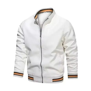 2025 Oem Service vestes en cuir hommes couleur jaune veste en cuir véritable produit à manches longues veste en cuir PU pour hommes - Product Image 4