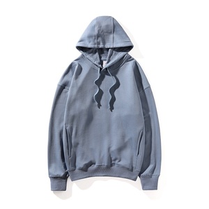 Survêtements d'hiver pour hommes à capuche en coton épais 420 g/m² avec impression en relief, sweats à capuche 100 % coton, streetwear personnalisé - Product Image 6