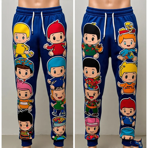 Sublimación personalizada Pantalones de chándal Hombres Jogger Impreso Fleece Oversize Sublimación Jogger Fleece Pantalones de chándal Hombres - Product Image 2