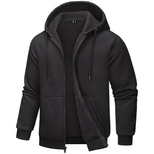 เสื้อฮู้ดดี้ผ้าฟลีซคอตตอน 100% ขนาดใหญ่พิเศษ 380 GSM ซิปแบบนูน ให้ความอบอุ่นในฤดูหนาว รับทำลายกราฟิกตามสั่ง MOQ ต่ำ ปักลาย ขายส่งจากผู้ผลิต - Product Image 1