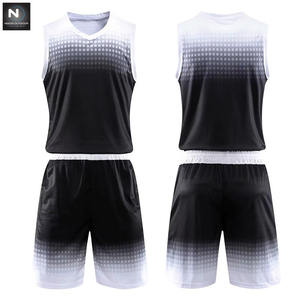 ชุดบาสเก็ตบอลแบบกลับด้านได้ พิมพ์ลายเต็มตัว ชุดกีฬาฤดูร้อน ชุดบาสเก็ตบอลแบบกำหนดเองได้ - Product Image 3
