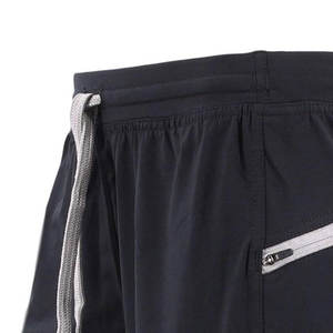 Short de sport en coton éponge écologique pour hommes best-seller prêt à expédier vente en gros teint uni avec livraison rapide - Product Image 5