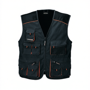 Vest Size 50 Dark Grey/Black/<b>Orange</b> TERRATREND Promotional <b>Polo</b> Shirts - Product Image 2