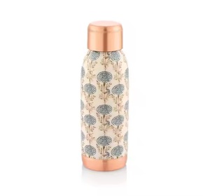 Recién llegado, gran regalo, botella de agua de cobre de temporada, diseño impreso, agua disponible para regalar en aniversario o regalo de cumpleaños - Product Image 2