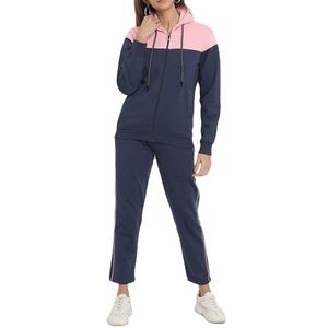 Survêtement respirant de qualité supérieure pour femmes coupe régulière vêtements de jogging à capuche sur mesure Style solide le plus vendu pour l'hiver - Product Image 4