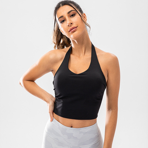 2024 Custom Activewear Seamless Women Fitness Tank Top Ribbed Workout Set Running Fitness <b>Sports</b> <b>Short</b> Set Tank Top Set - Product Image 5