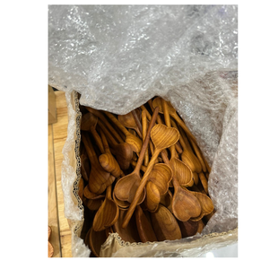 Cuchara de madera impresa personalizada biodegradable y de marca, perfecta para eventos, cadenas alimentarias y campañas promocionales - Product Image 5