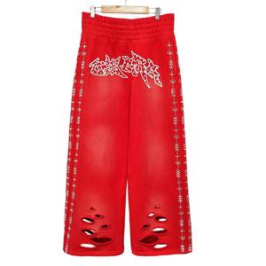 Pantalon de survêtement en strass le plus vendu, prix de gros bas, haute qualité, logo personnalisé OEM premium, pantalon de survêtement en strass en gros - Product Image 1