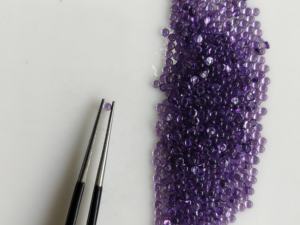 Cabujones Redondos de Amatista Africana de 2 mm, Modelo RED MOUNTAIN, de Alta Calidad, Piedra Preciosa Natural para Joyería - Product Image 3