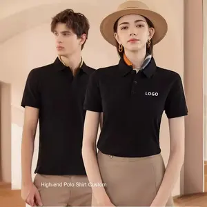 Polos personalizados transpirables de secado rápido de calidad superior para hombre 2025, camisetas de polo lisas de algodón para hombre al por mayor - Product Image 2
