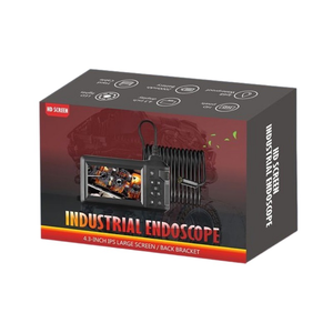 Portable 1080P caméra d'inspection à mise au point fixe deux lentilles réflexe 8mm 4.3 pouces 20M câble dur USB Vision nocturne 1 an court CMOS - Product Image 6