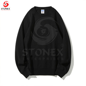 Customized Printed <b>Men's</b> 100% Cotton-Fleece Puffer Sweatshirts Long Sleeve Slim Fit Lined Winter <b>Pullover</b> Plain Knitted Style - Product Image 6