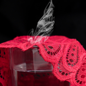 Braguitas de Bikini Sexys para Mujer, Diseño Floral, Encaje Transparente, Cintura Media, Spandex Ecológico, Ropa Interior Sin Costuras, Precio Económico - Product Image 3