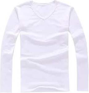 Camisetas de manga larga para hombre de algodón orgánico 100%, camisetas elegantes con estampado de patrón personalizado con diseño de cuello elegante - Product Image 6