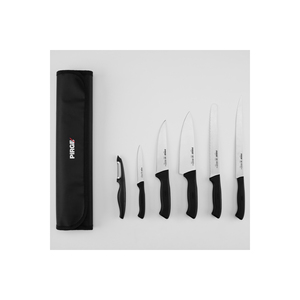Juego de Cuchillos de Chef Ecco con Estuche, 6 Piezas, Acero Inoxidable Negro, Modelo 35194 - Product Image 2