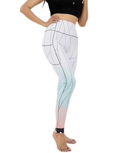 Vente chaude sport pantalons de Yoga sur mesure séchage rapide respirant course femmes Fitness Leggings taille haute sans couture pantalon pour les filles - Product Image 1