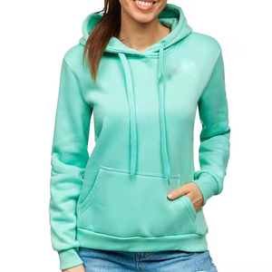 Meilleur prix – Sweat à capuche unisexe 100 % coton molletonné/éponge française, couleur unie, logo personnalisé sur le devant, coupe classique, respirant, séchage rapide - Product Image 6