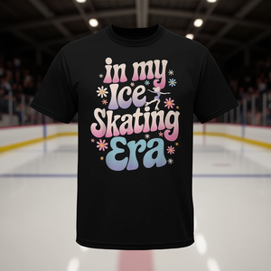 T-shirt In My Ice Skating Era Groovy Ice Skater - Product Image 3