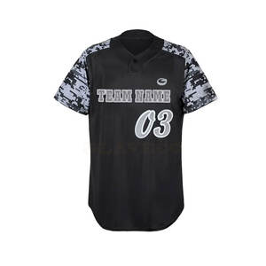 Maillot de baseball boutonné du fabricant pakistanais, vêtements de sport de couleur unie - Product Image 5