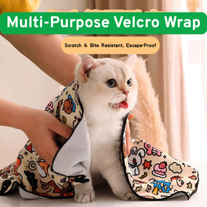 Manta multifuncional para mascotas de calidad superior y paño de envoltura cómodo y de estilo - Product Image 3