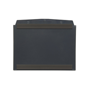 Portadocumenti con tasche magnetiche, DIN A6 orizzontale, Grigio scuro, 2 strisce magnetiche, 10 pz / confezione.- SD2M/6110-06 - Product Image 2