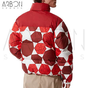 Chaud Durable Personnalisable Marque Coupe-Vent Respirant et Confortable Matelassé Chaud Extérieur Pour Automne et Hiver Puffer Veste À Capuche - Product Image 5