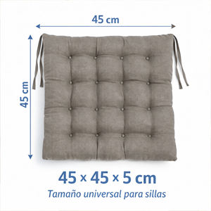 เบาะรองนั่งกลางแจ้งกันน้ำ ขนาด 45x45x5 ซม. พร้อมสายรัดยึด ทำความสะอาดง่าย และปลอกซิปถอดออกได้ - Product Image 4