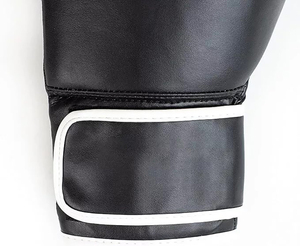 Gants de boxe professionnels jumeaux personnalisés en gros Nouveaux équipements de combat avec poignées extensibles Gants en cuir du Pakistan - Product Image 5
