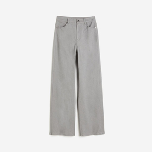 Mode femmes personnalisé Denim Palazzo pantalon ample jambe large élégant taille haute confortable tenue quotidienne élégant pantalon 100% - Product Image 3