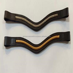 Banda de cuero de canal vacío emand, banda decorativa de plata o oro rosa para cejas de caballo - Product Image 2