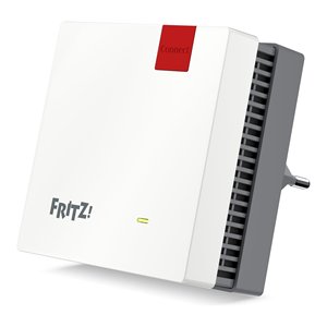 Fritz! Repetidor Extensor WiFi 6 de Doble Banda Blanco y Rojo 1600 Mesh para 2000-3192 Dispositivos de Red en Stock - Product Image 1
