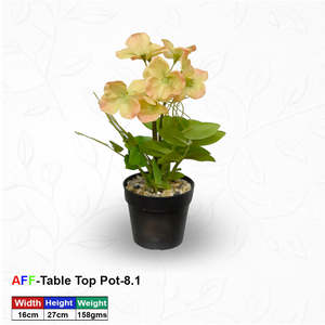 Maceta Decorativa de Mesa con Flores de Primavera Artificiales - Product Image 1