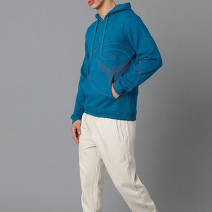OEM Service Solid Customized Logo Winter <b>Men</b> <b>Half</b>-<b>Zip</b> <b>Fleece</b> Hoodies Cotton Blended Latest Design Made in Pakistan - Product Image 6