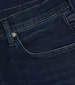 กางเกงยีนส์ผู้ชายสีน้ำเงินทรงตรงสไตล์ลำลองแบบสั่งทำราคาส่งถูก ดีไซน์เอวต่ำ ใส่ได้ทุกฤดู - Product Image 5