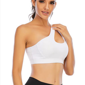 Gym Activewear Fitness soutien-gorge de fitness à séchage rapide soutien-gorge de sport pour femmes soutien-gorge de sport sexy à une épaule - Product Image 1