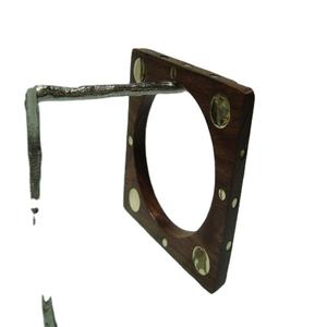 Bangles Trendy Fashion Jawelry Twisted Cuff Bangles Stainless Steel Fashionable Trending Design Wedding Cross Europe - Product Image 1