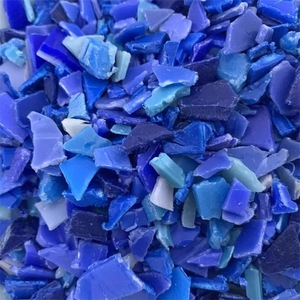 Blue HDPE <b>Plastic</b> Flakes Recycled Regrind Molding Grade Scrap for Fibers Profiles Injection and Extrusion - Product Image 5