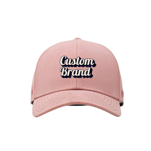 Logotipo personalizado de PVC Fabricante de Vietnam Agujero perforado Gorra de golf Gorra deportiva impermeable Panel 6 Béisbol Perforado Borde Curvo - Product Image 1