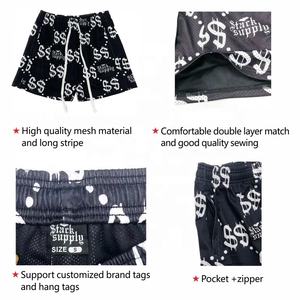 Pantalones Cortos de Malla Personalizados de Moda, Conjuntos de Pantalones Cortos Personalizados para Hombre con Logotipo Personalizado, Pantalones Cortos Cargo de Verano para Hombre de Tallas Grandes, Pantalones Cortos de Algodón para Hombre - Product Image 4