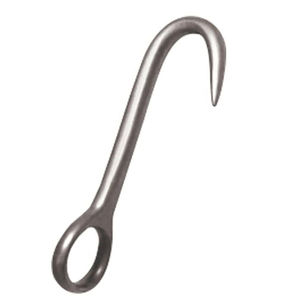 Gancho de ojo Romo obstétrico de acero inoxidable de alta calidad, instrumento de ojo, procedimientos quirúrgicos veterinarios, gancho de ojo - Product Image 5